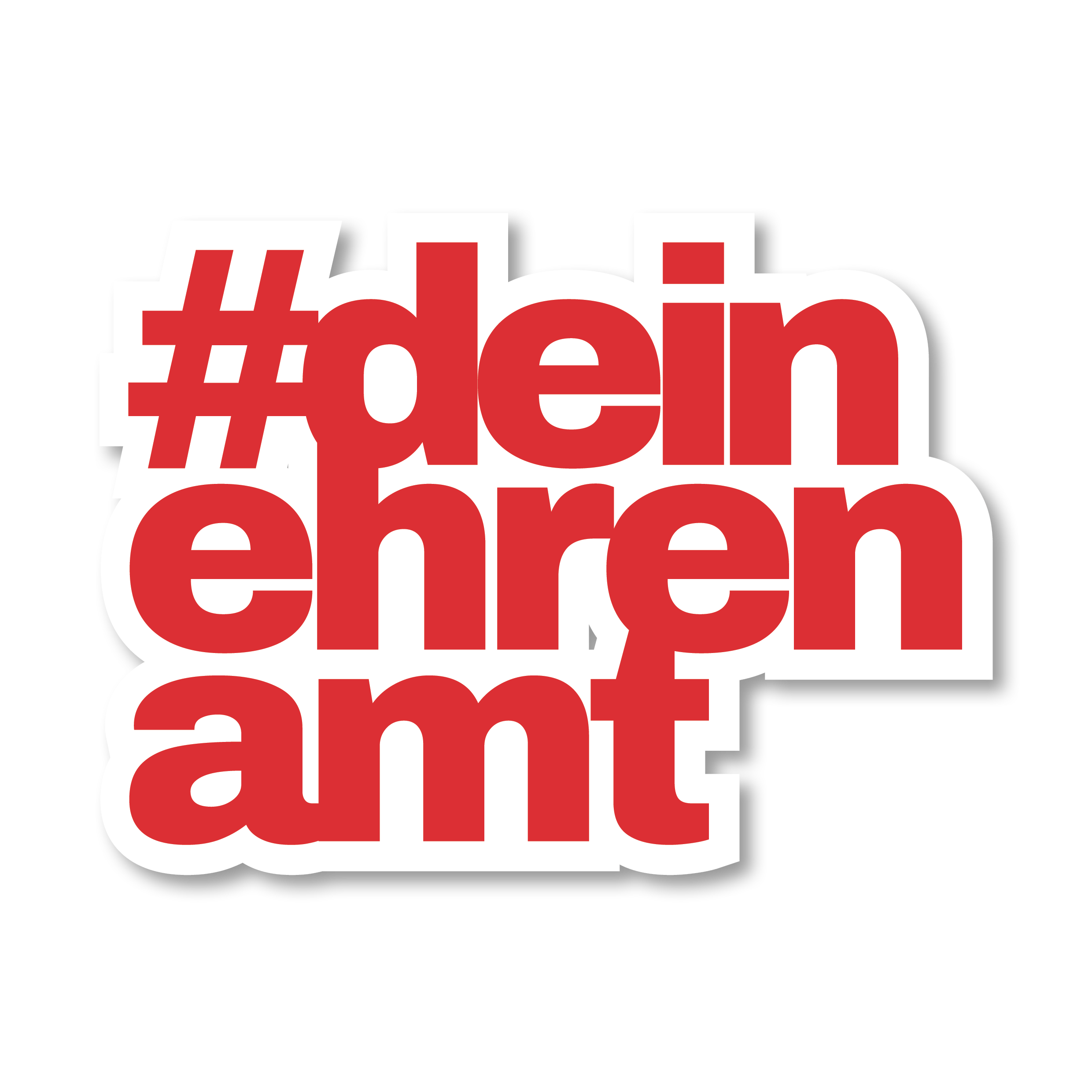 Logo #deinehrenamt